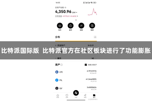 比特派国际版 比特派官方在社区板块进行了功能膨胀