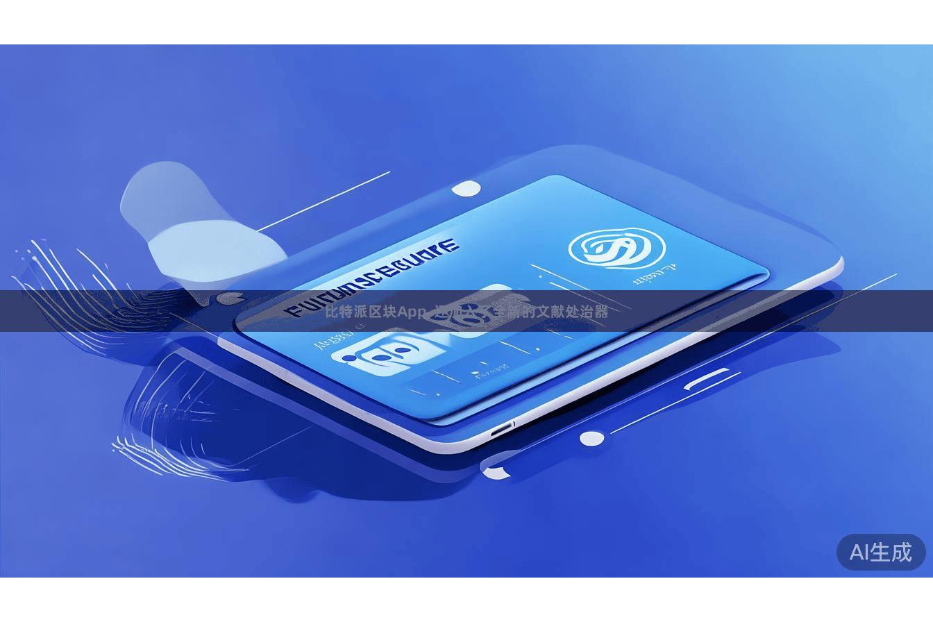 比特派区块App  还加入了全新的文献处治器