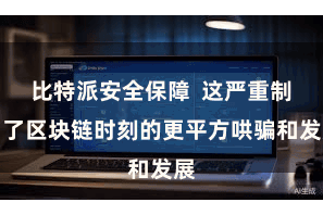 比特派安全保障  这严重制约了区块链时刻的更平方哄骗和发展
