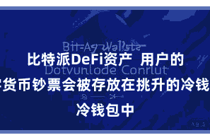 比特派DeFi资产  用户的数字货币钞票会被存放在挑升的冷钱包中