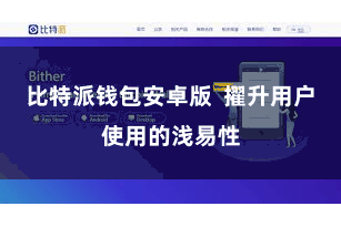 比特派钱包安卓版  擢升用户使用的浅易性
