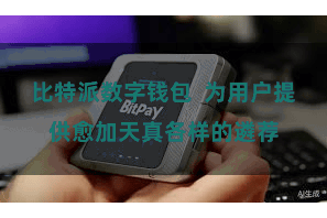 比特派数字钱包  为用户提供愈加天真各样的遴荐